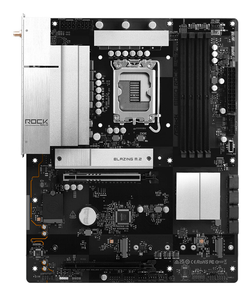 ASRock B860 Rock WiFi7          1851 ATX  HDMI/DP       DDR5