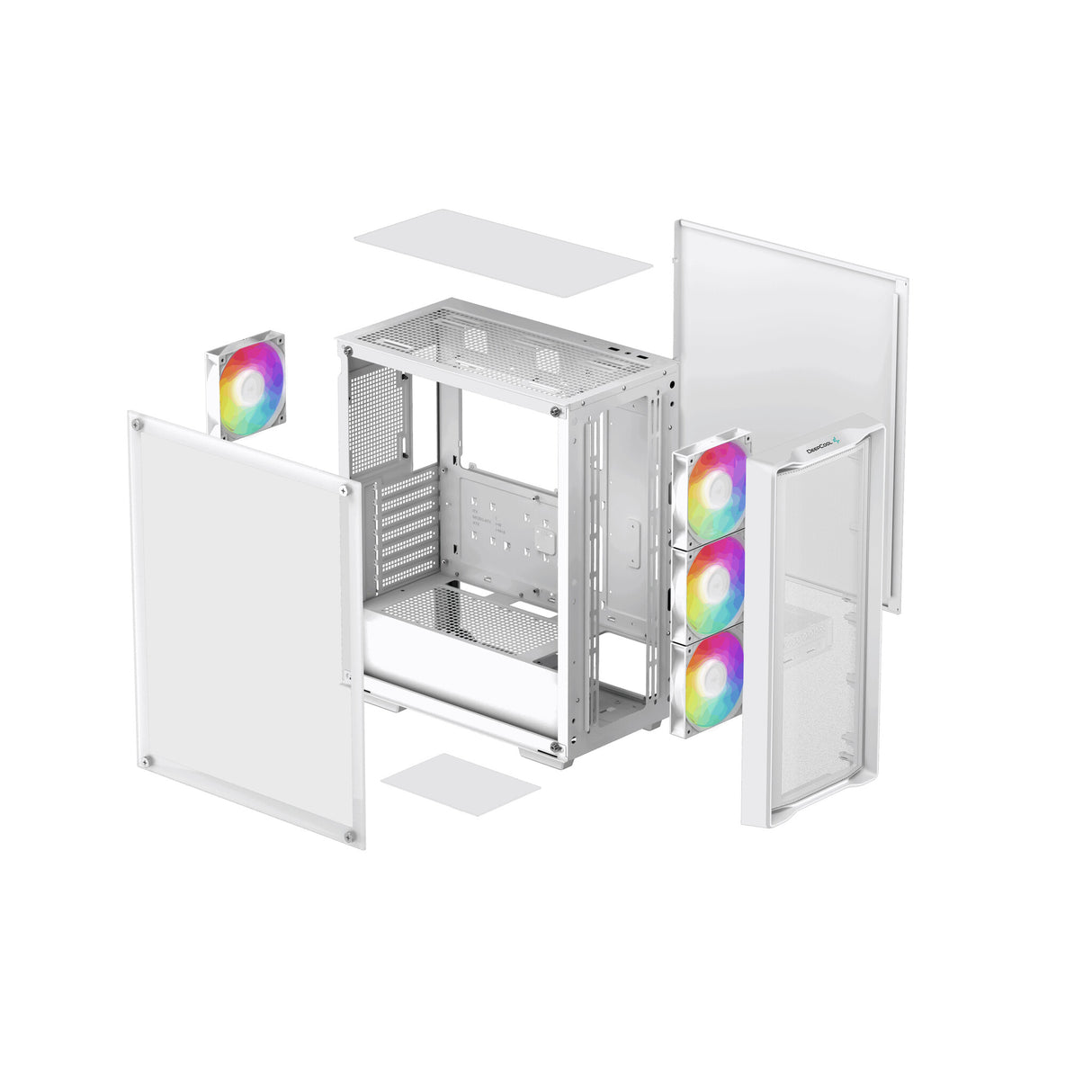 DeepCool CC560 MESH V2 WH Midi Tower Hvid