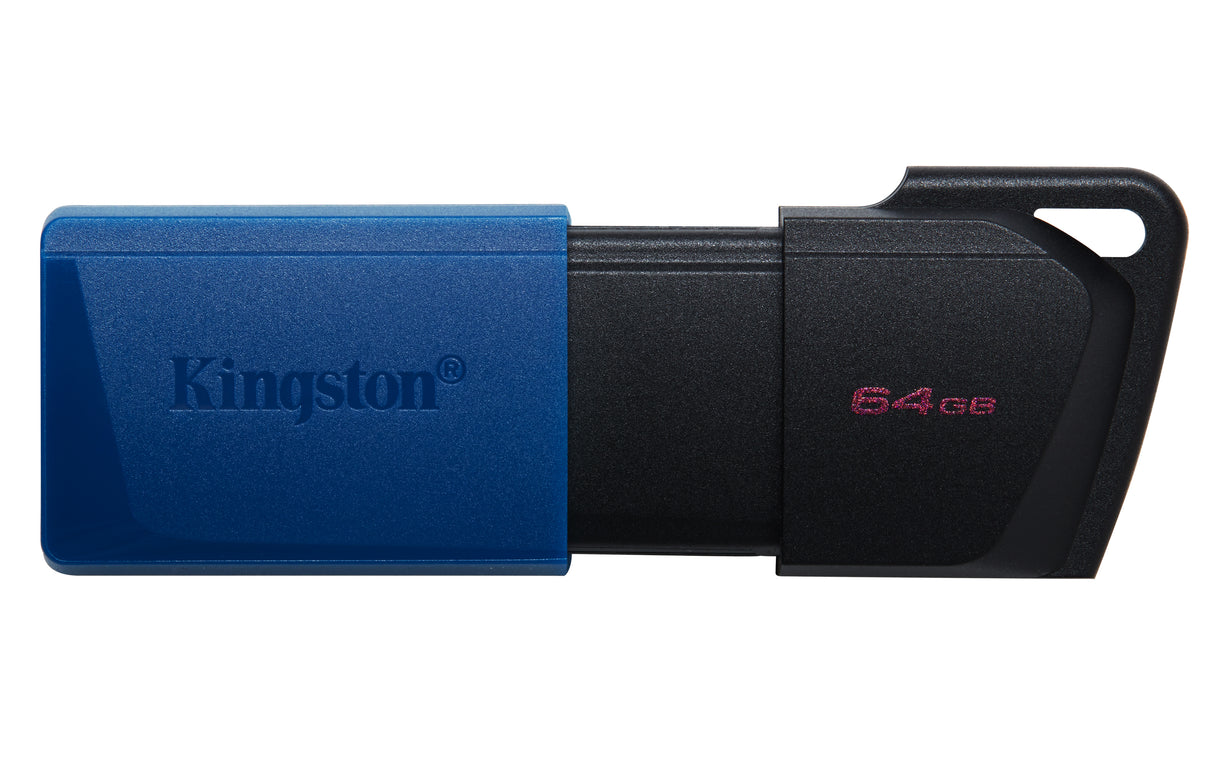 Kingston DataTraveler 64GB USB 3.2 Gen 1 Sort Blå