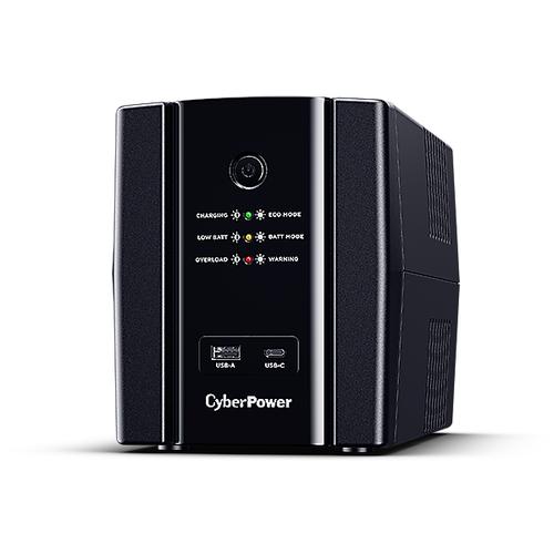 CyberPower UT1500EG UPS-enhed Interaktivt indgangsstik 1,5 kVA 900 W 4 AC stikkontakt(er)