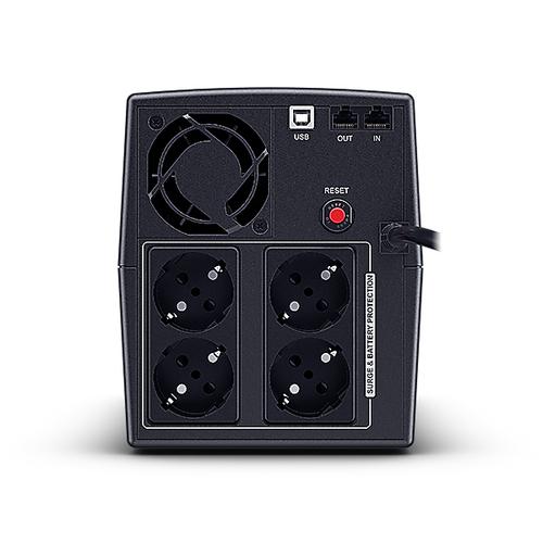 CyberPower UT1500EG UPS-enhed Interaktivt indgangsstik 1,5 kVA 900 W 4 AC stikkontakt(er)