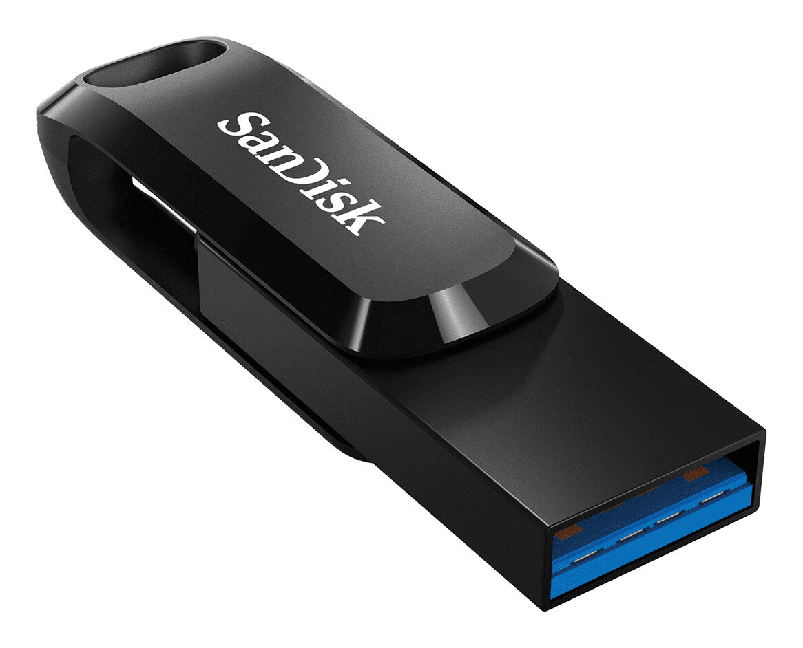 SanDisk Ultra Dual Drive Go USB-nøgle 64 GB USB Type-A / USB Type-C 3.2 Gen 1 (3.1 Gen 1) Sort