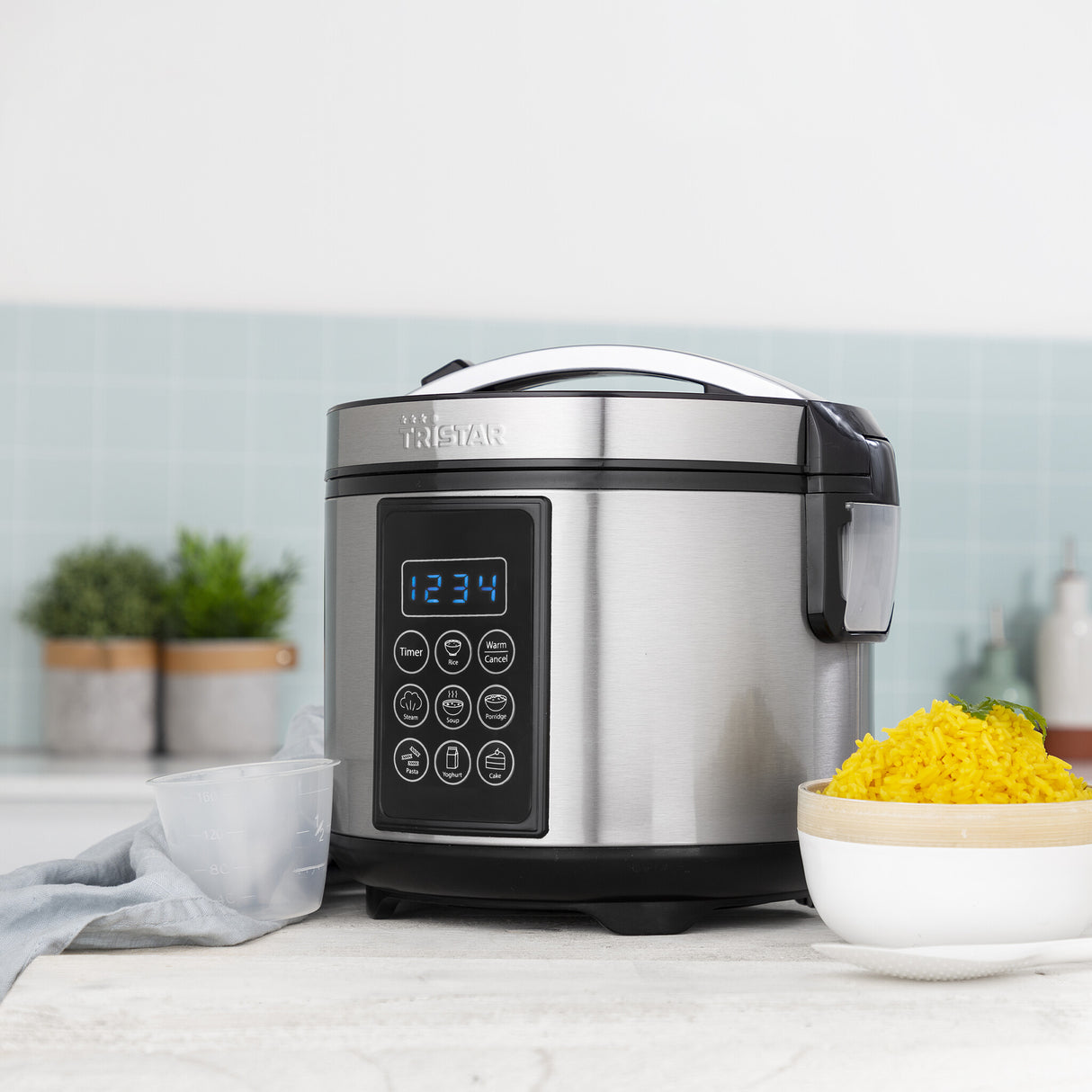 Tristar RK-6132 multi komfur 1,5 L 500 W Sort, Rustfrit stål