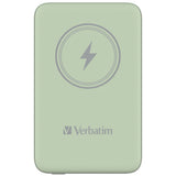 Verbatim Charge 'n' Go Lithium polymer (LiPo) 10000 mAh Trådløs opladning Grøn