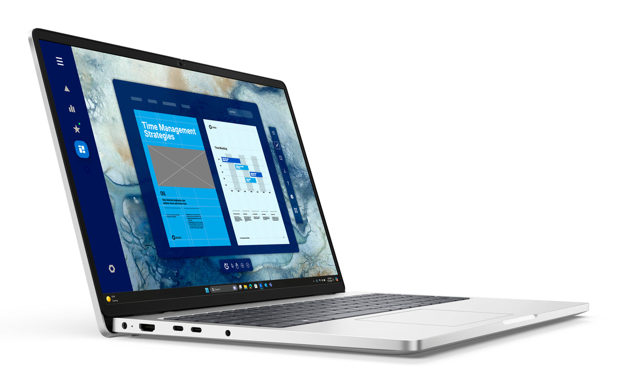 DELL Pro 16 PC16250 Intel Core Ultra 7 255U Laptop 40,6 cm (16") Full HD+ 32 GB DDR5-SDRAM 1 TB SSD Wi-Fi 6E (802.11ax) Windows 11 Pro Platin, Sølv