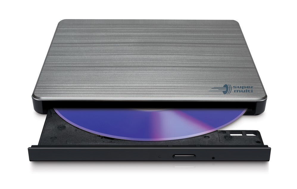 Hitachi-LG Slim Portable DVD-Writer optisk diskdrev DVD±RW Sølv