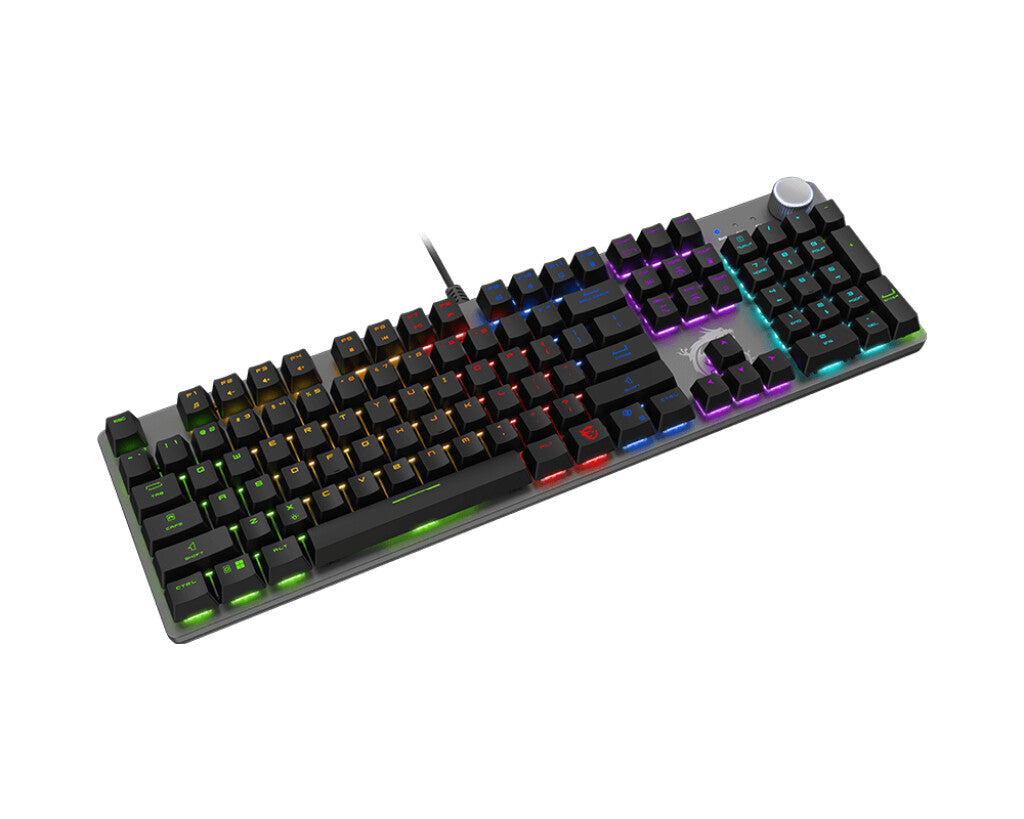 MSI FORGE GK320 RED tastatur Spil USB QWERTY US International Sort