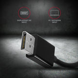 Axagon RVD-VGN videokabel adapter 0,15 m DisplayPort VGA (D-Sub) Sort