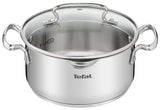 Tefal Duetto+ G719S734 Madlavningssæt Sølv Transparent