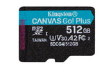 Kingston Canvas Go! Plus microSDXC UHS-I Memory Card 512GB 200MB/s