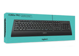 Logitech K280e for Business tastatur Kontor USB QWERTY US International Sort