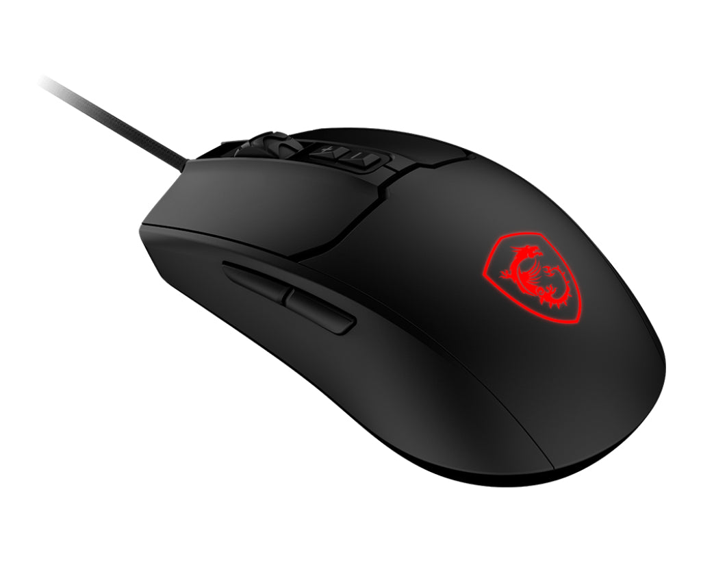 MSI FORGE GM100 mus Spil Ambidextrous USB Type-A Optisk 6400 dpi
