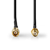 Nedis CSGL02010BK50 koaxial kabel 5 m SMA Sort