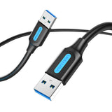 Vention CONBG USB-kabel USB 3.2 Gen 1 (3.1 Gen 1) 1,5 m USB A 5 Gbit/sek. Sort