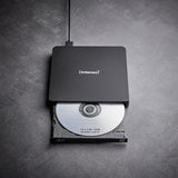 Intenso EOD 400D Slim optisk diskdrev DVD Super Multi DL Sort