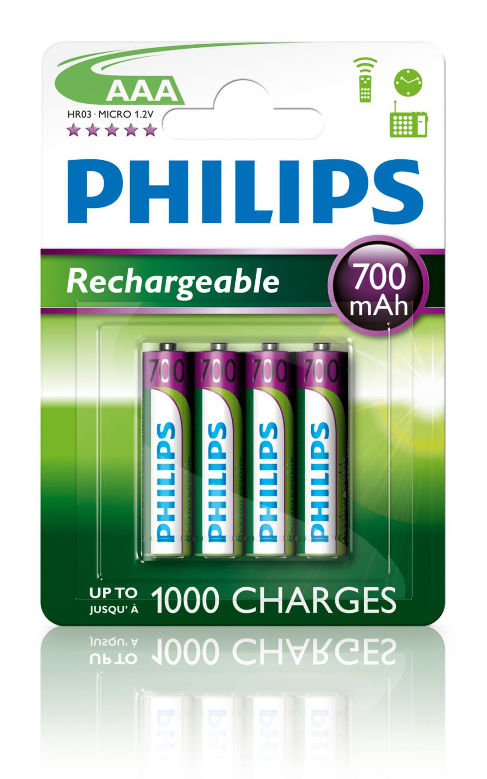 Philips Rechargeables Genopladeligt batteri R03B4A70/10