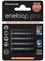 Panasonic eneloop pro AAA type Batterier til generelt brug (genopladelige) 900mAh 4