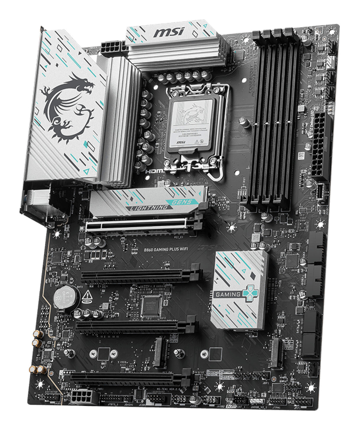 MSI B860 GAMING PLUS WIFI bundkort Intel B860 LGA 1851 (Socket V1) ATX