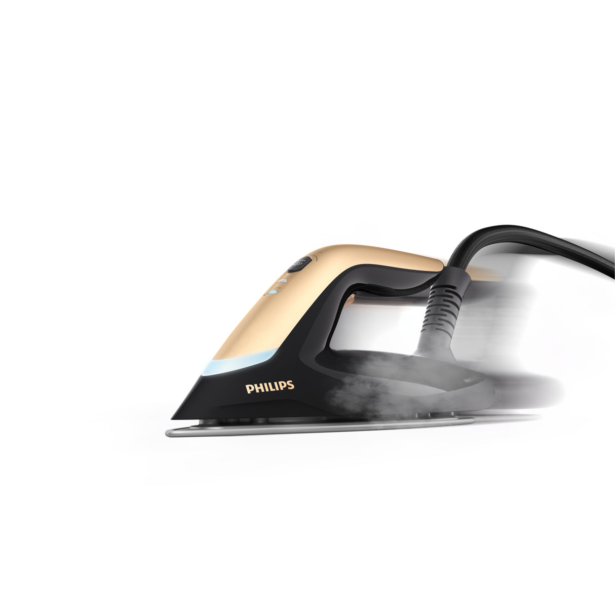 Philips PSG8130/80 Dampstrygning station 2700 W 1,8 L SteamGlide Elite-strygesål Sort, Guld