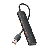 Vention CHOBB interface hub USB 3.2 Gen 2 (3.1 Gen 2) Type-A 10000 Mbit/s Sort