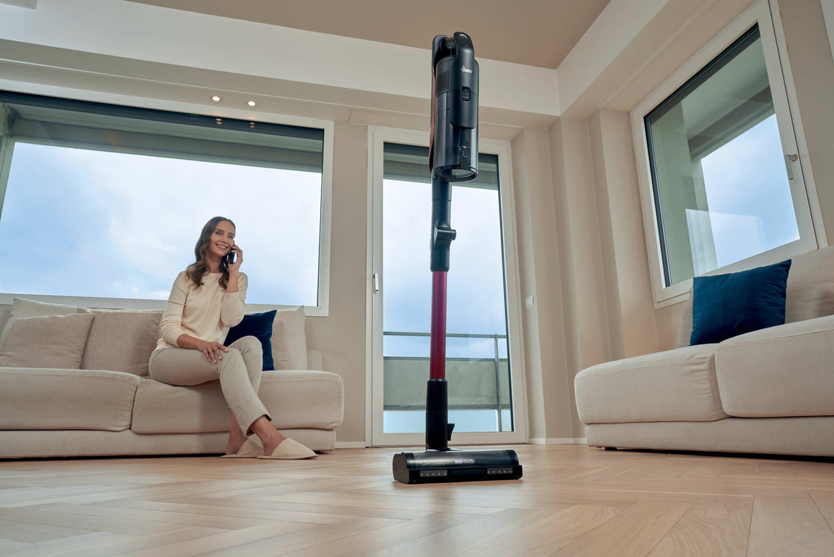 Hoover HF610HX 011 Stick vakuum Batteri Dry EPA Poseløs 0,7 L 650 W Magenta 4 At