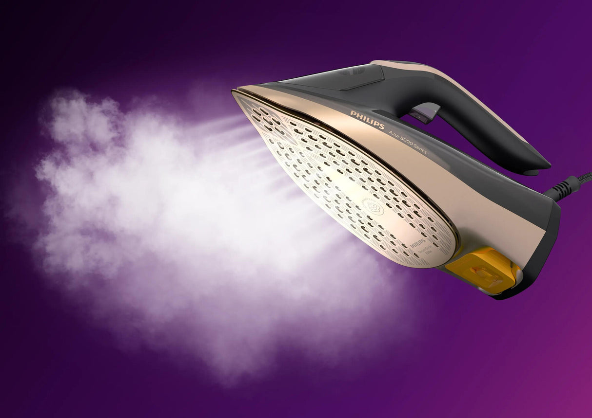 Philips DST8041/80 strygejern Dampstrygejern SteamGlide Elite-strygesål 3000 W Sort