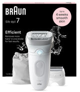 Braun Silk-épil 7 7-041 Grå, Hvid