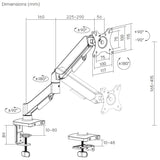 Deltaco ARM-534-B Monitor desk mount