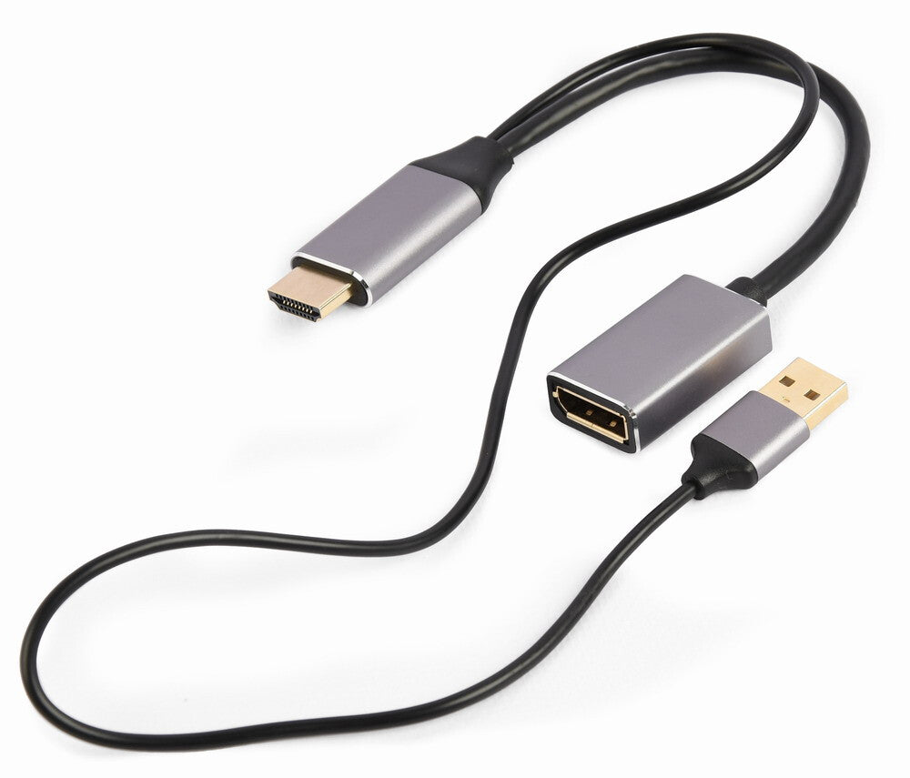 Gembird A-HDMIM-DPF-02 videokabel adapter 0,1 m HDMI Type A (Standard) DisplayPort Sort