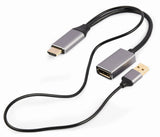 Gembird A-HDMIM-DPF-02 videokabel adapter 0,1 m HDMI Type A (Standard) DisplayPort Sort