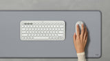 Logitech Pebble 2 Combo tastatur Mus inkluderet Universel RF trådløs + Bluetooth QWERTY US International Hvid
