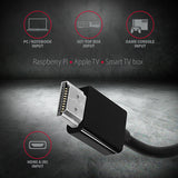 Axagon RVH-VGAN videokabel adapter 0,15 m HDMI Type A (Standard) VGA (D-Sub) Sort