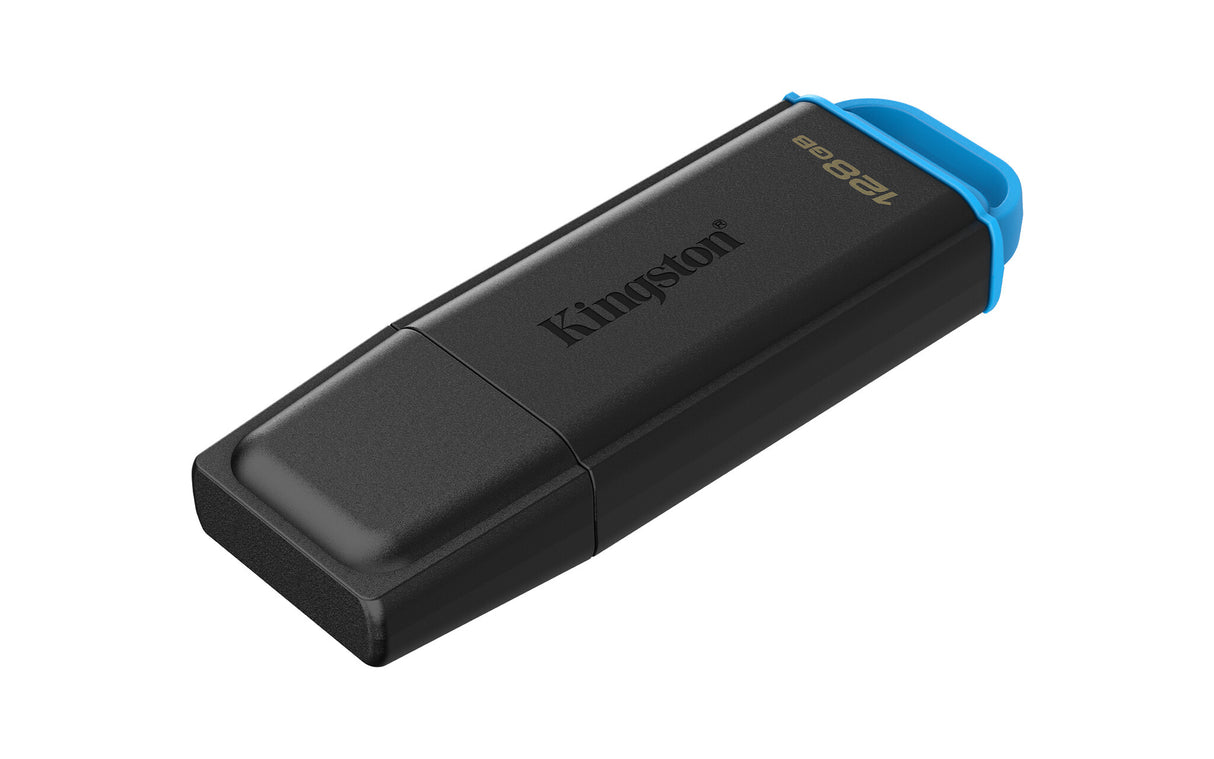 Kingston Technology DataTraveler Exodia USB-nøgle 128 GB USB Type-A 3.2 Gen 1 (3.1 Gen 1) Sort, Blå