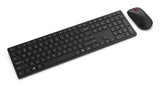 Lenovo 4X31S04848 tastatur Mus inkluderet Kontor RF trådløs + Bluetooth US engelsk Sort