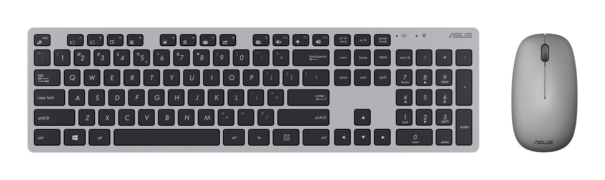 ASUS W5000 tastatur Mus inkluderet Kontor RF trådløst Grå