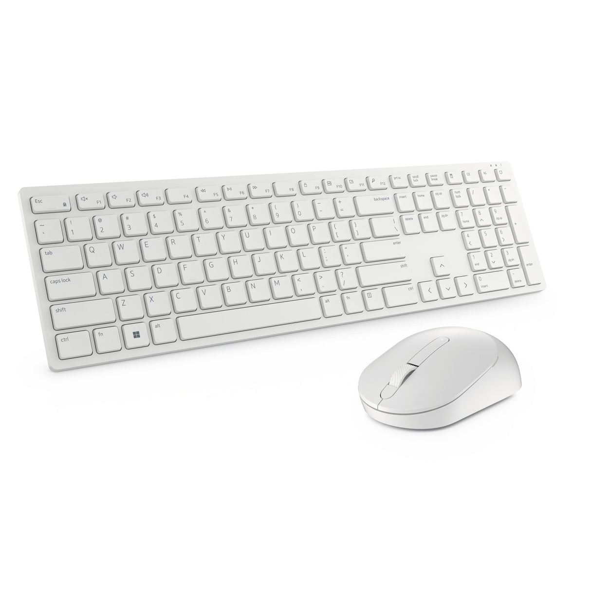 DELL KM5221W-WH tastatur Mus inkluderet Kontor RF trådløst QWERTY US International Hvid