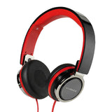 Vivanco SR 770 Hovedtelefoner Ledningsført Headset Opkald/musik Sort, Rød