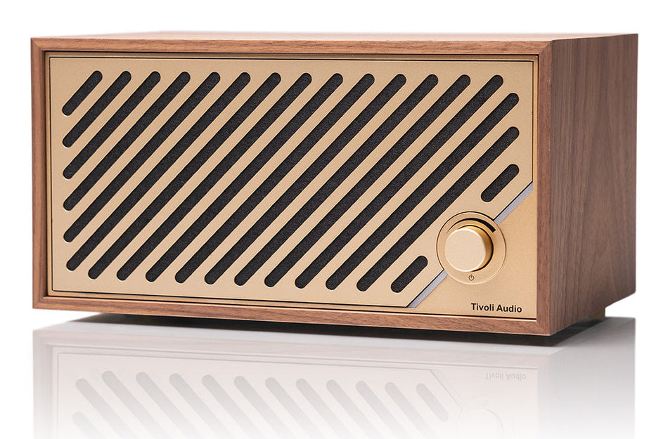 Tivoli Audio Model Two Digital Bærbar stereohøjttaler Valnød, Guld 20 W