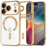 Tech-Protect 5906302319725 mobiltelefon etui 17,5 cm (6.9") Cover Transparent, Guld