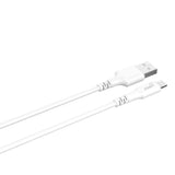 Gear Rundt ladekabel Lightning til USB-A 1m Hvid MFI