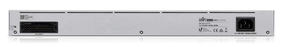 Ubiquiti UniFi Pro 48-Port PoE Managed L2/L3 Gigabit Ethernet (10/100/1000) Power over Ethernet (PoE) 1U Silver