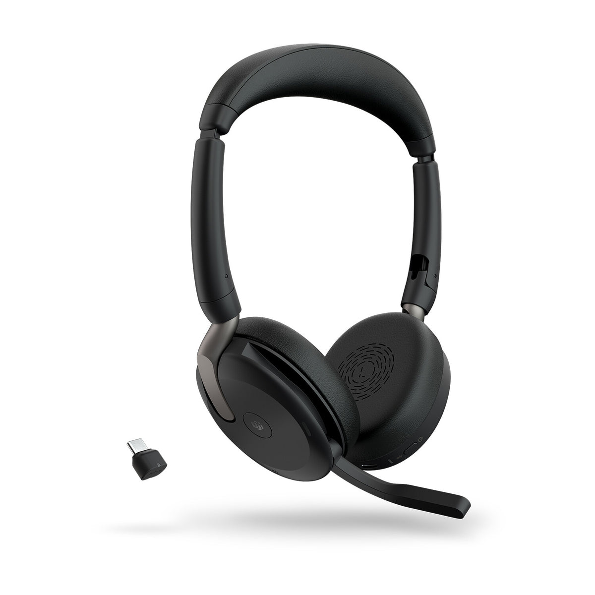 Jabra Evolve2 65 Flex Headset Trådløs Kontor/Callcenter USB Type-C Bluetooth Opladningsstativ