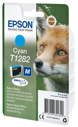 Epson Fox T1282 ræv DURABrite Ultra enkeltpakke cyan blæk