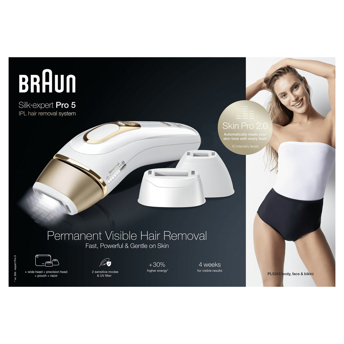 BRAUN Hårfjernelses-system PL5243