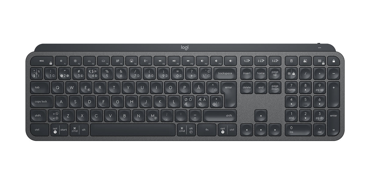 Logitech 920-010249 tastatur Kontor Bluetooth Nordisk Grafit