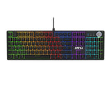 MSI FORGE GK320 RED tastatur Spil USB QWERTY US International Sort