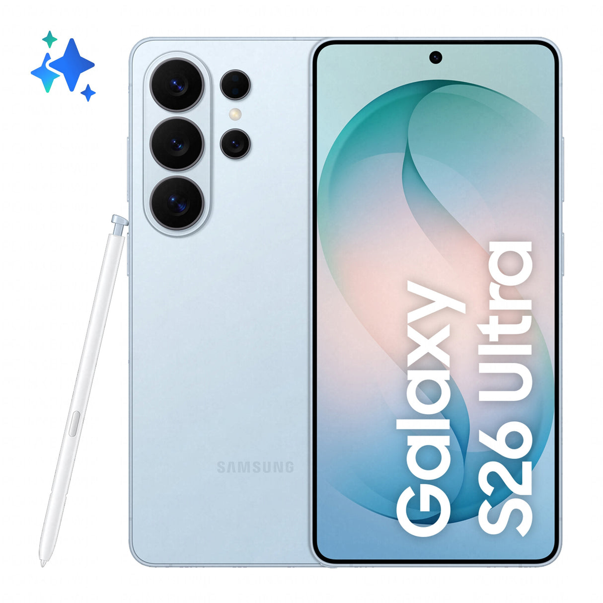 Samsung Galaxy S26 Ultra 17,5 cm (6.9") Dual SIM Android 16.0 5G USB Type-C 12 GB 256 GB 5000 mAh Blå