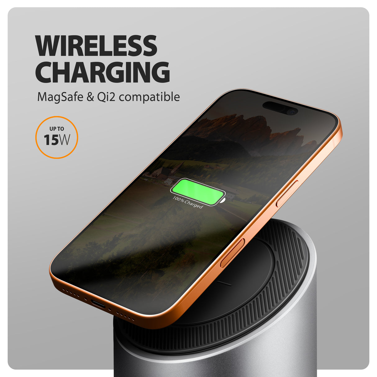 Axagon HMC-WL9 dockingstation Ledningsført USB 3.2 Gen 2 (3.1 Gen 2) Type-C Grå