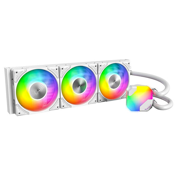 MONTECH Hyper Flow ARGB AIO Wasserkuhlung weiss - 360 mm