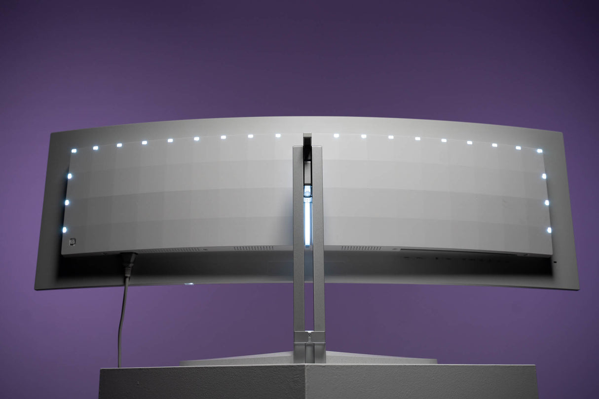 Philips Evnia 8000 49M2C8900/00 computerskærm 124,2 cm (48.9") 5120 x 1440 pixel Dual QHD QD-OLED Hvid